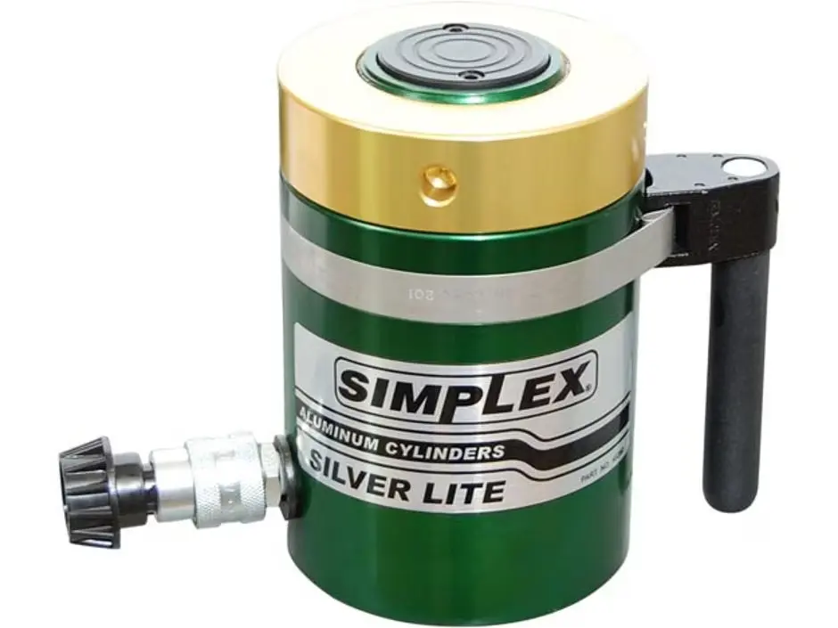 RAL502 Simplex Aluminum Single-Acting Lock Nut Cylinder