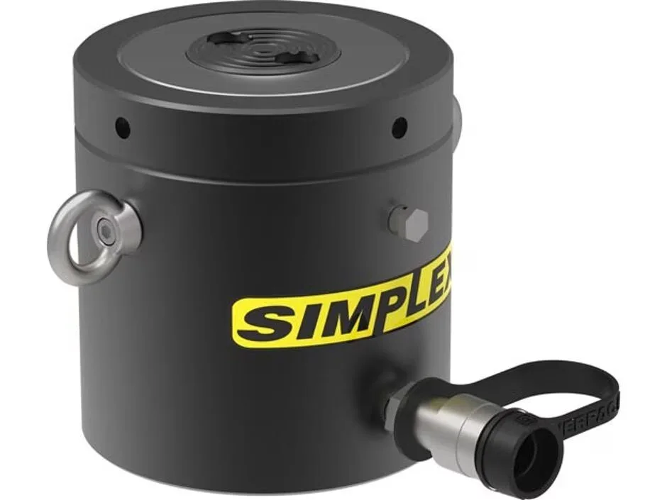 Simplex RCL1002, 104 ton Capacity, Single Acting, Lock Nut, High Tonnage Hydraulic Cylinder