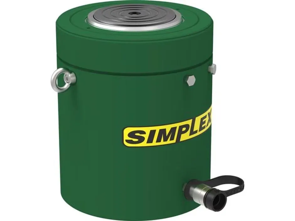 Simplex RCG2506, 247 ton Capacity, 5.91 in Stroke, Single-Acting, High Tonnage Hydraulic Cylinder