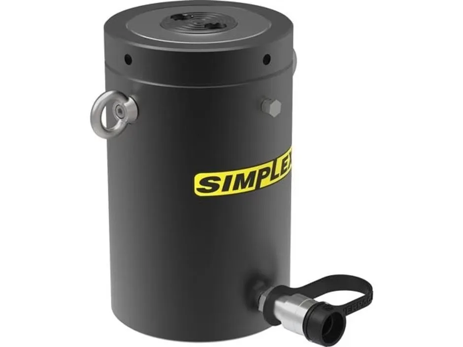 Simplex RCL1006 - 104 ton Capacity Single-Acting Lock Nut High Tonnage Hydraulic Cylinder