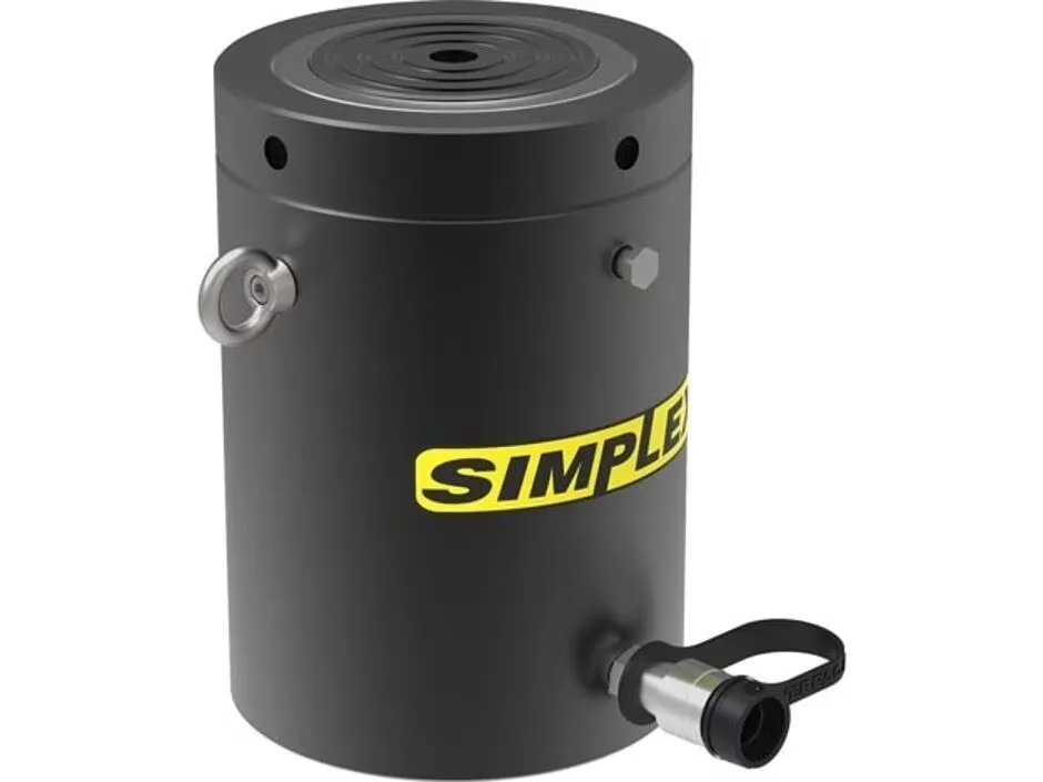 Simplex RCL1506, 158 ton Capacity, Single-Acting, Lock Nut, High Tonnage Hydraulic Cylinder