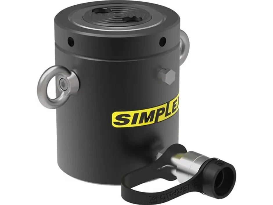 Simplex RCL502, 55 ton Capacity, 1.97 in Stroke, Single Acting Lock Nut High Tonnage Hydraulic Cylinder