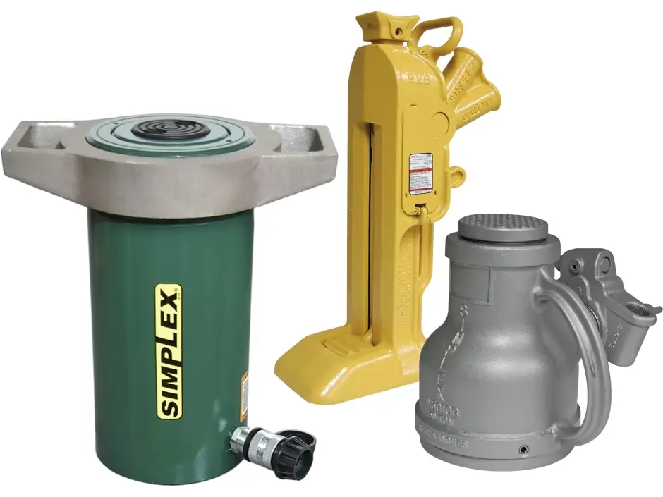 simplex hydraulic and mechanical jacks